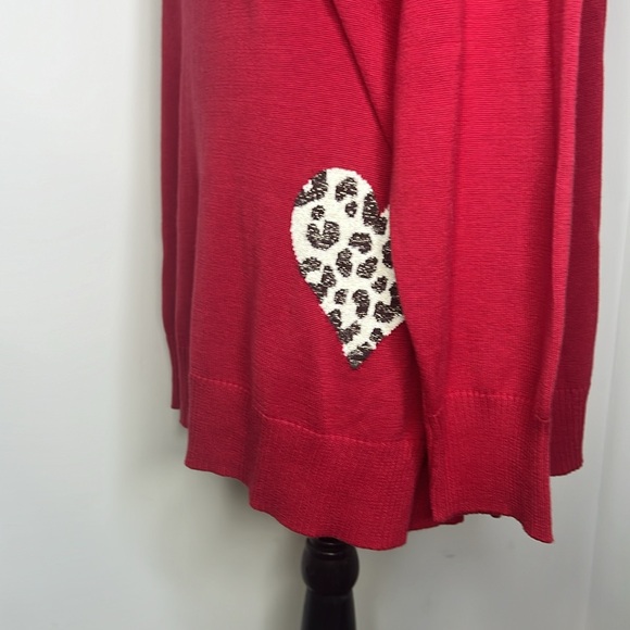 Quacker Factory Women’s Red Sweater Size 1X - Picture 4 of 9